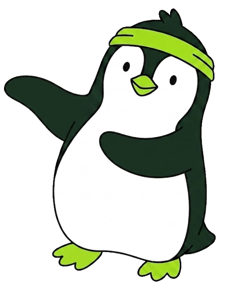 Lifo, o mascote do Liftio, acenando